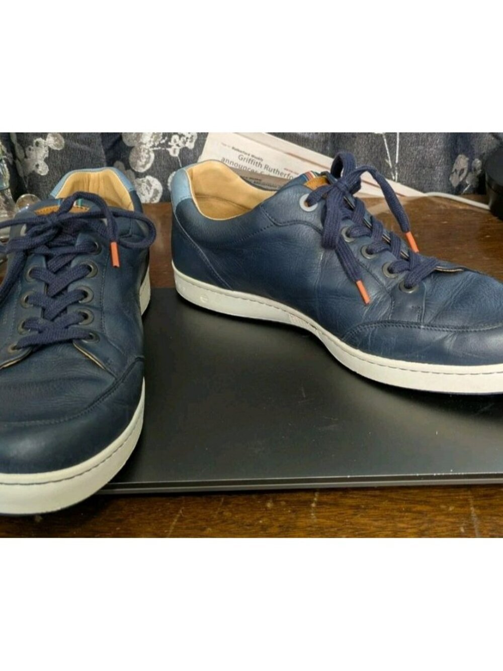 Size 10 Royal Albartross Northcote Spikeless Performance Luxury Golf Shoes Blue
